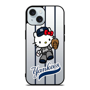 NEW YORK YANKEES HELLO KITTY 3 iPhone 15 Case Cover