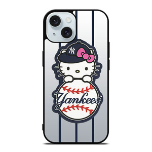 NEW YORK YANKEES HELLO KITTY 4 iPhone 15 Case Cover