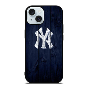 NEW YORK YANKEES WOODEN iPhone 15 Case Cover NEW YORK YANKEES WOODEN iPhone 15 Case Cover