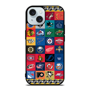 NHL ALL LOGO TEAM iPhone 15 Case Cover NHL ALL LOGO TEAM iPhone 15 Case Cover