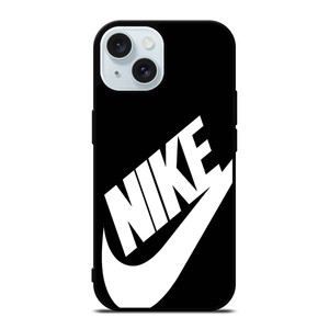 NIKE BLACK iPhone 15 Case Cover