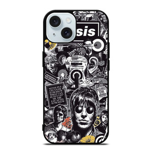 OASIS BAND COLLAGE iPhone 15 Case Cover