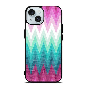 OMBRE PASTEL CHEVRON PATTERN 2 iPhone 15 Case Cover