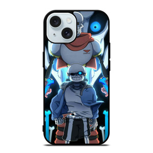 PAPYRUS AND SANS UNDERTALE SKULL iPhone 15 Case Cover