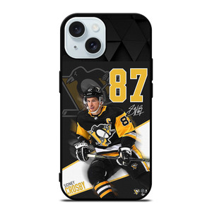 PITTSBURGH PENGUINS SIDNEY CROSBY 87 iPhone 15 Case Cover