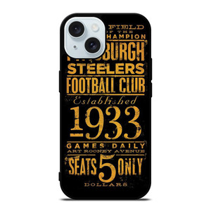 PITTSBURGH STEELERS 1933 FANS iPhone 15 Case Cover