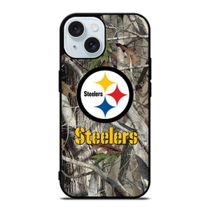 PITTSBURGH STEELERS TREE CAMO iPhone 15 Case Cover