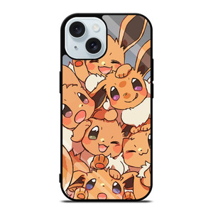 POKEMON EEVEE COLLAGE iPhone 15 Case Cover