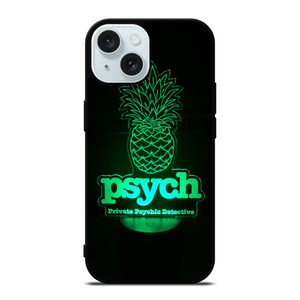 PSYCH PINEAPPLE LIGHT iPhone 15 Case Cover PSYCH PINEAPPLE LIGHT iPhone 15 Case Cover