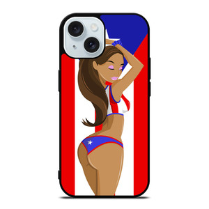 PUERTO RICO GIRL iPhone 15 Case Cover