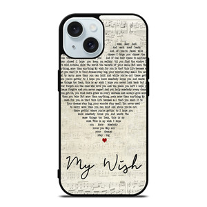 RASCAL FLATTS LYRIC iPhone 15 Case Cover RASCAL FLATTS LYRIC iPhone 15 Case Cover