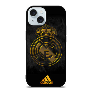 REAL MADRID GOLD iPhone 15 Case Cover REAL MADRID GOLD iPhone 15 Case Cover