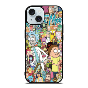 RICK AND MORTY CHHARACTER iPhone 15 Case Cover