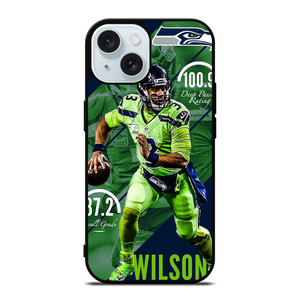 RUSSELL WILSON SEAHAWKS iPhone 15 Case Cover