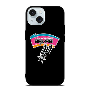SAN ANTONIO SPURS NBA LOGO iPhone 15 Case Cover