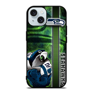 SEATTLE SEAHAWKS HAWKS iPhone 15 Case Cover