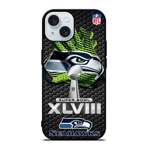 SEATTLE SEAHAWKS SUPER BOWL 48 iPhone 15 Case Cover SEATTLE SEAHAWKS SUPER BOWL 48 iPhone 15 Case Cover