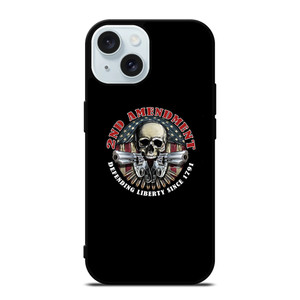 SECOND AMENDMENT AMERICAN GUN iPhone 15 Case Cover
