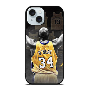 SHAQUILLE O'NEAL LA LAKERS NBA iPhone 15 Case Cover