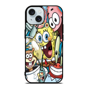 SPONGEBOB CHARACTER iPhone 15 Case Cover SPONGEBOB CHARACTER iPhone 15 Case Cover