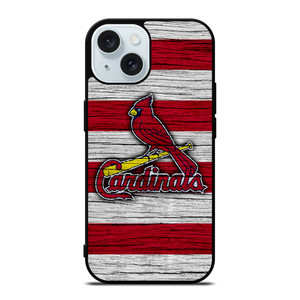 ST LOUIS CARDINALS WOODEN iPhone 15 Case Cover