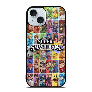 SUPER SMASH BROS CHARACTER iPhone 15 Case Cover SUPER SMASH BROS CHARACTER iPhone 15 Case Cover