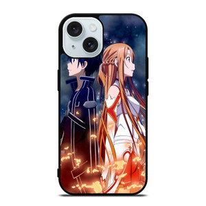 SWORD ART ONLINE KIRITO AND ASUNA 2 iPhone 15 Case Cover SWORD ART ONLINE KIRITO AND ASUNA 2 iPhone 15 Case Cover