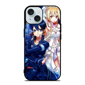 SWORD ART ONLINE KIRITO AND ASUNA 3 iPhone 15 Case Cover