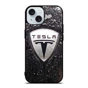 TESLA RAINDROP LOGO iPhone 15 Case Cover