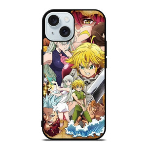 THE SEVEN DEADLY SINS COLLAGE iPhone 15 Case Cover THE SEVEN DEADLY SINS COLLAGE iPhone 15 Case Cover