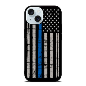 THIN BLUE LINE USA iPhone 15 Case Cover