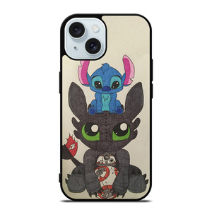 TOOTHLESS AND STITCH iPhone 15 Case Cover