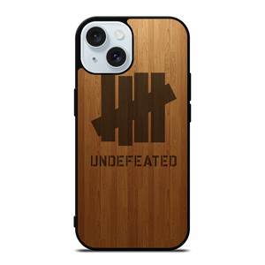 UNDEFEATED WOODEN iPhone 15 Case Cover UNDEFEATED WOODEN iPhone 15 Case Cover