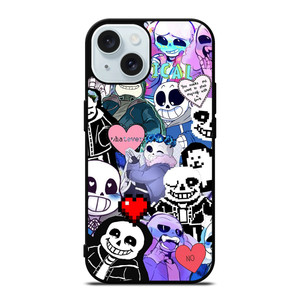 UNDERTALE SANS COLLAGE iPhone 15 Case Cover