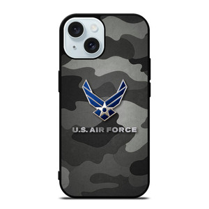 US AIR FORCE CAMO LOGO  iPhone 15 Case Cover US AIR FORCE CAMO LOGO  iPhone 15 Case Cover