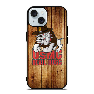 USMC MARINE DEVIL DOGS iPhone 15 Case Cover USMC MARINE DEVIL DOGS iPhone 15 Case Cover