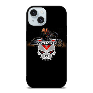 VICTORY MOTORCYCLES SKULL iPhone 15 Case Cover