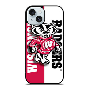 WISCONSIN BADGERS LOGO NEW iPhone 15 Case Cover
