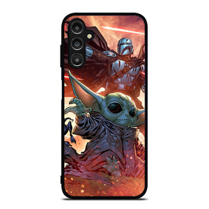 BABY YODA AND THE MANDALORIAN 2 Samsung Galaxy A14 5G Case Cover BABY YODA AND THE MANDALORIAN 2 Samsung Galaxy A14 5G Case Cover