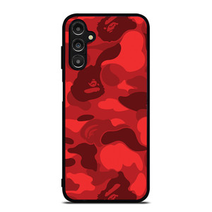BAPE CAMO RED Samsung Galaxy A14 5G Case Cover