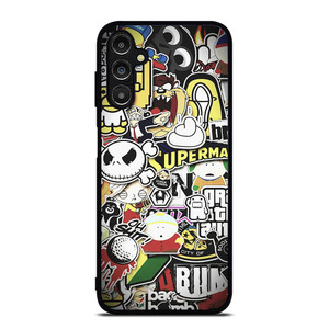 BAPE STICKER BOMB Samsung Galaxy A14 5G Case Cover