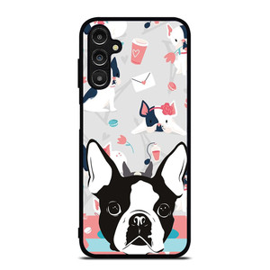 BOSTON TERRIER DOG 3 Samsung Galaxy A14 5G Case Cover