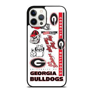 UGA GEORGIA BULLDOGS COLLAGE iPhone 12 Pro Max Case Cover