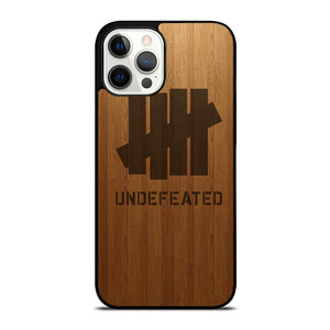 UNDEFEATED WOODEN iPhone 12 Pro Max Case Cover