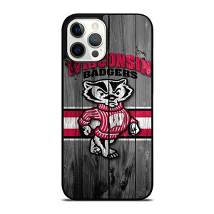 WISCONSIN BADGERS LOGO iPhone 12 Pro Max Case Cover