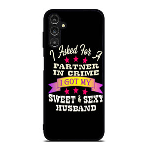 PARTNER IN CRIME HUSBAND Samsung Galaxy A14 5G Case Cover