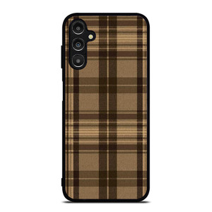 PLAID BROWN 1 Samsung Galaxy A14 5G Case Cover
