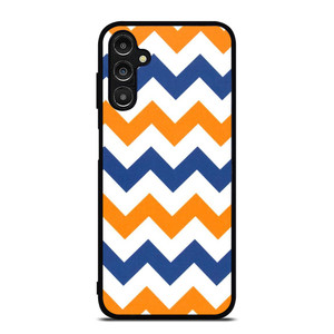 RILEY BLAKE ORANGE AND BLUE STRIPE Samsung Galaxy A14 5G Case Cover