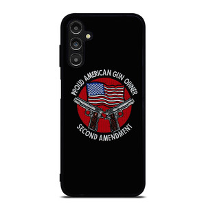 SECOND AMENDMENT AMERICAN GUN LOGO Samsung Galaxy A14 5G Case Cover SECOND AMENDMENT AMERICAN GUN LOGO Samsung Galaxy A14 5G Case Cover