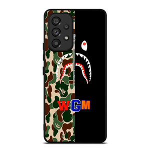 BAPE CAMO SHARK WGM Samsung Galaxy A53 5G Case Cover
